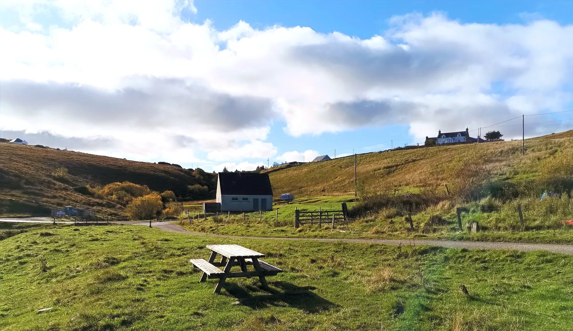 Bayview Campsite, site landscape